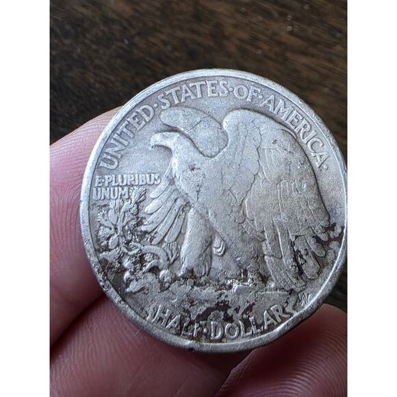 1936 Walking Liberty Half Dollar 90% Silver Very Fine VF See Pics 12 - Picture 14 of 16